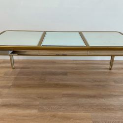 Gold/Wooden Mirror Table - Wedding/Event/Dining Table - 