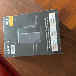 Anker Prime Docking Station (DL7400), 14-Port Triple Display with DisplayLink, 140W Max, Smart Display, Built-in Cooling Fan, Up to 8K, for macOS and 