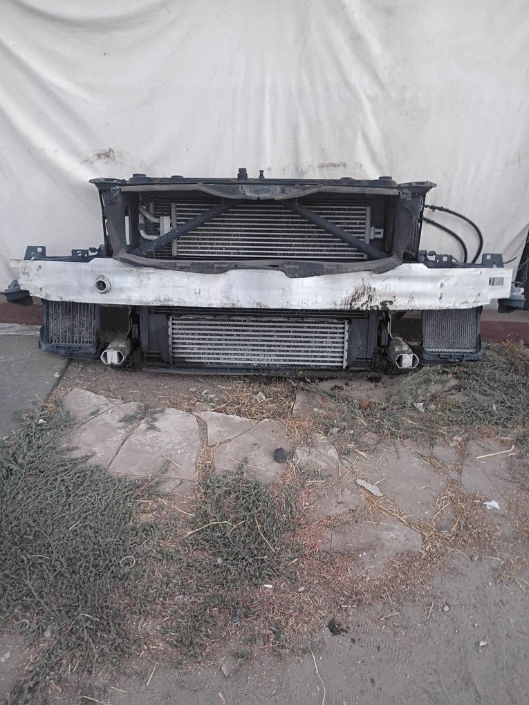 2013-2020 BMW F3X F30 F32 F33 335i 435i N55 OEM COMPLETE FRONT CORE SUPPORT RADIATOR COOLER FANS ASSEMBLY