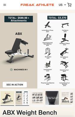 Freak Athlete ABX Weight Bench