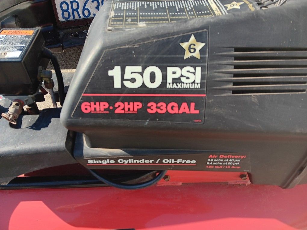 Compressor Craftsman 30 G 6Hp Good Cond$100