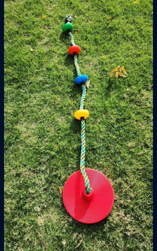 Swing Seat Rope Gym Playset Playground