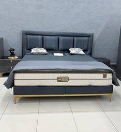 ✨ Dormitorio Moderno con Cama Queen Size, Storage Lift – Elegancia y Funcionalidad ✨