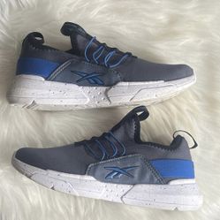 Reebok Youth Classic Lite 906069 Gray/Blue Casual Shoes Sneakers Size 1