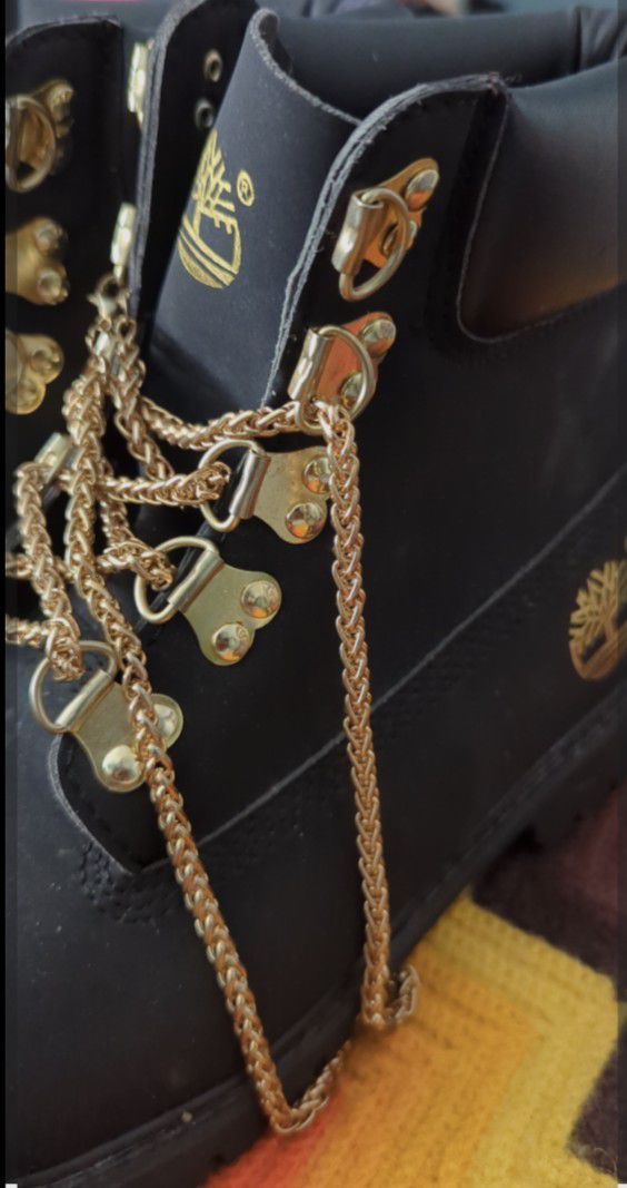 Timberland Boots With Chain
