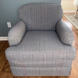 JL Goodman Skirted Arm Chair