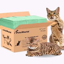 PetsWorld Multi Cat Litter Pads for Litter Box