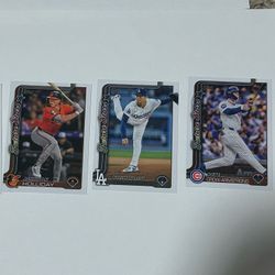 Topps 2025 Future Stars Jackson Holiday, Pete CroweArmstrong, Yamamoto