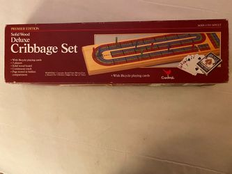 Vintage Cribbage Board 3 Track