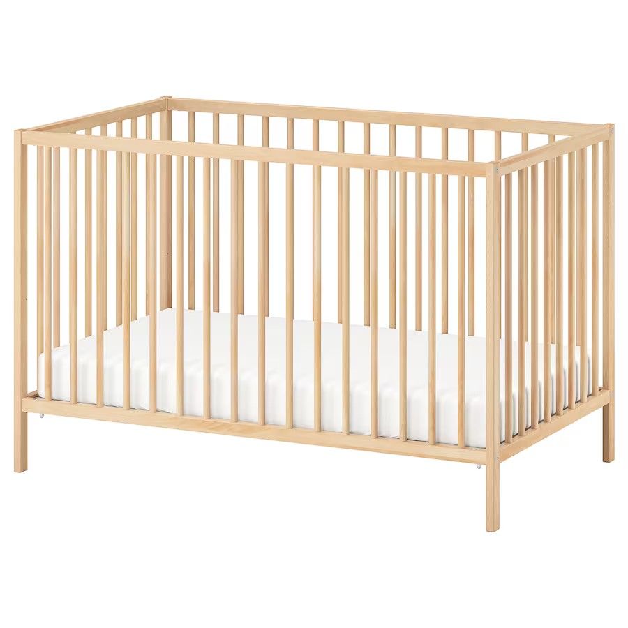 Natural Wood Crib Ikea