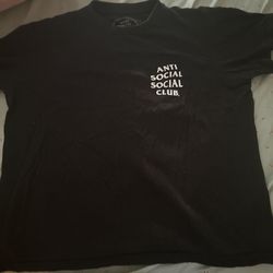 Black anti Social Shirt
