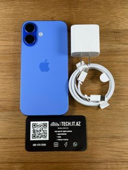 📱 iPhone 16 | 128GB | Ultramarine | T-Mobile/Metro PCS Only | Hablo Español