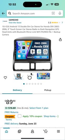 CarPlay For Honda Cry  2002 -3006 9’’