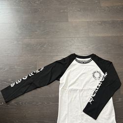Chrome Hearts, long sleeve shirtBlack and White , size medium