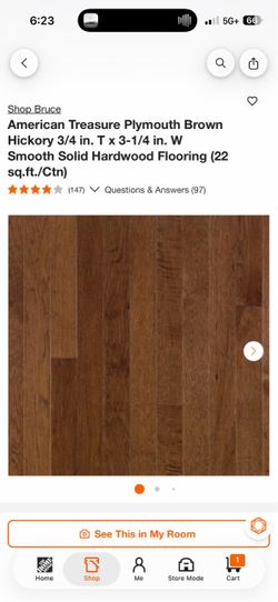 Pre finished hickory hardwood flooring