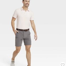 Sz 32 All In Motion Men's Golf Shorts Above Knee Quick Dry UPF 50+