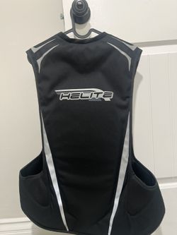 Helite 2 Turtle Motorcycle Airbag Vest; Medium Black