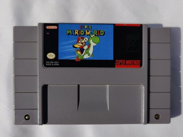 SNES Super Nintendo - Super Mario World (Cartridge Only)