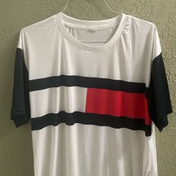White Silk Tee
