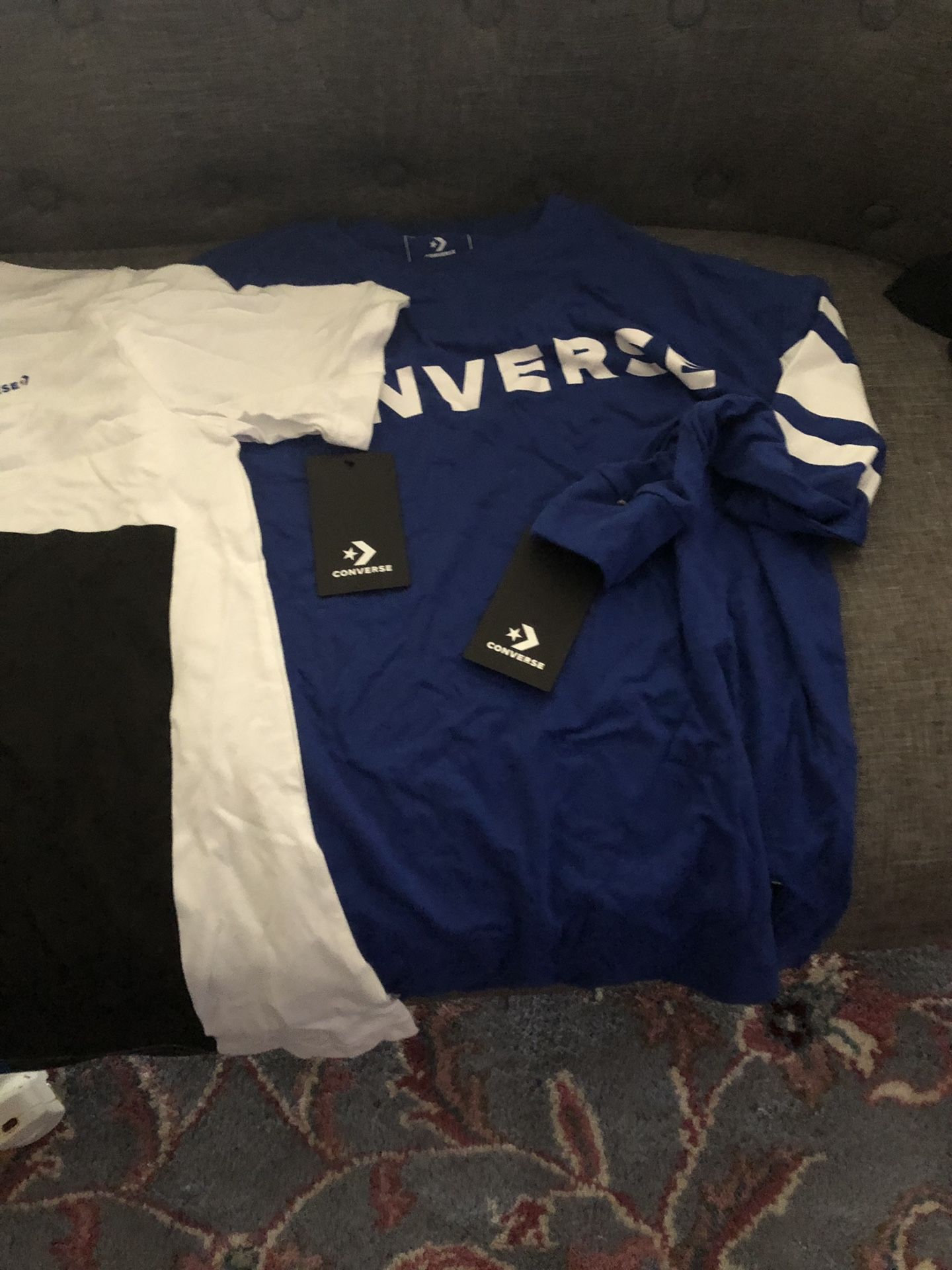 Various sizes of converse T-shirt’s for boys $5 each