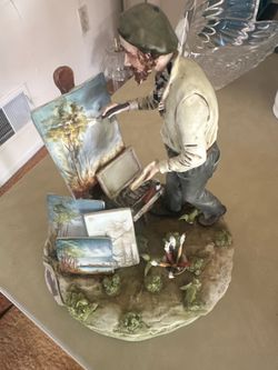 Artist statue