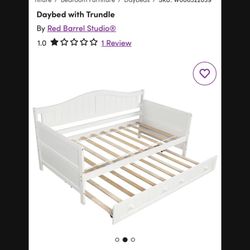 American Signature Twin Trundle Bed