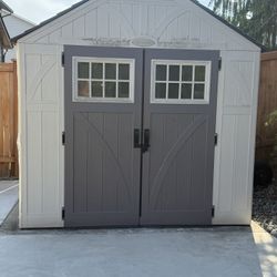 8x7 Resin Storage Shed