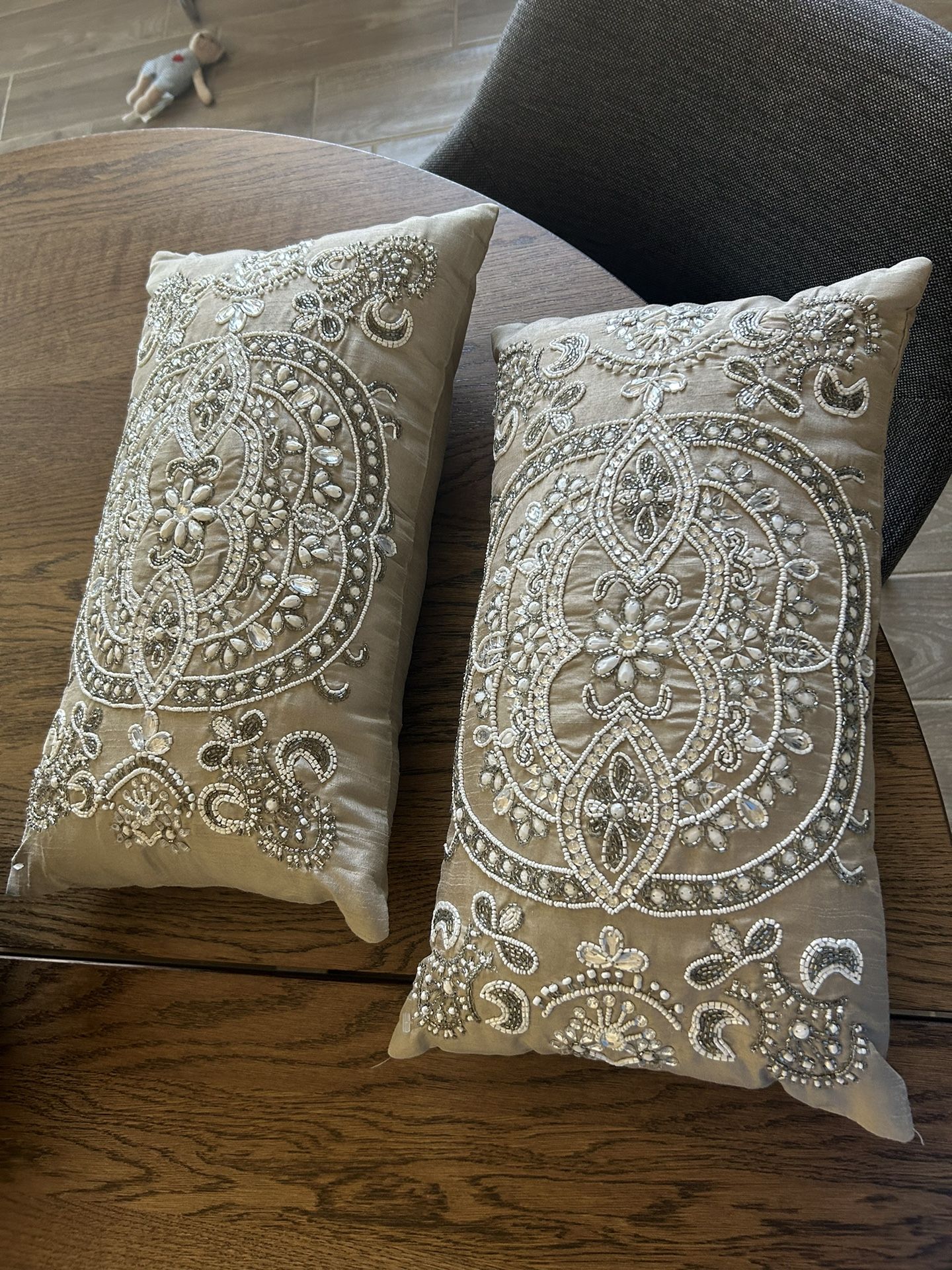 PIER 1 Jeweled Throw pillows