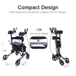 Upright Walker With Seat