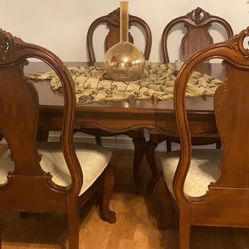 Dining Table With 6 Chairs 