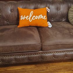 Beautiful Brown Loveseat 