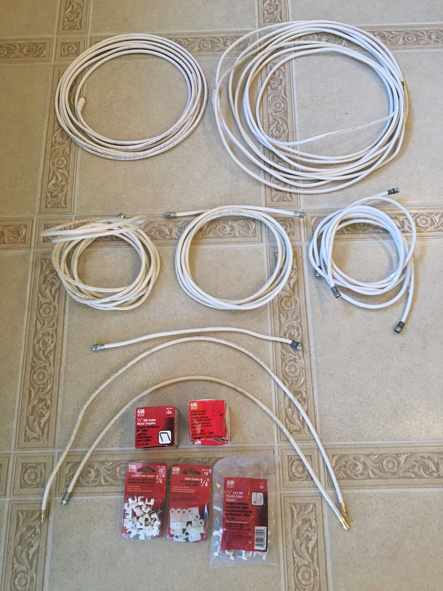 Electronic Cables and Gardner Bender Staples