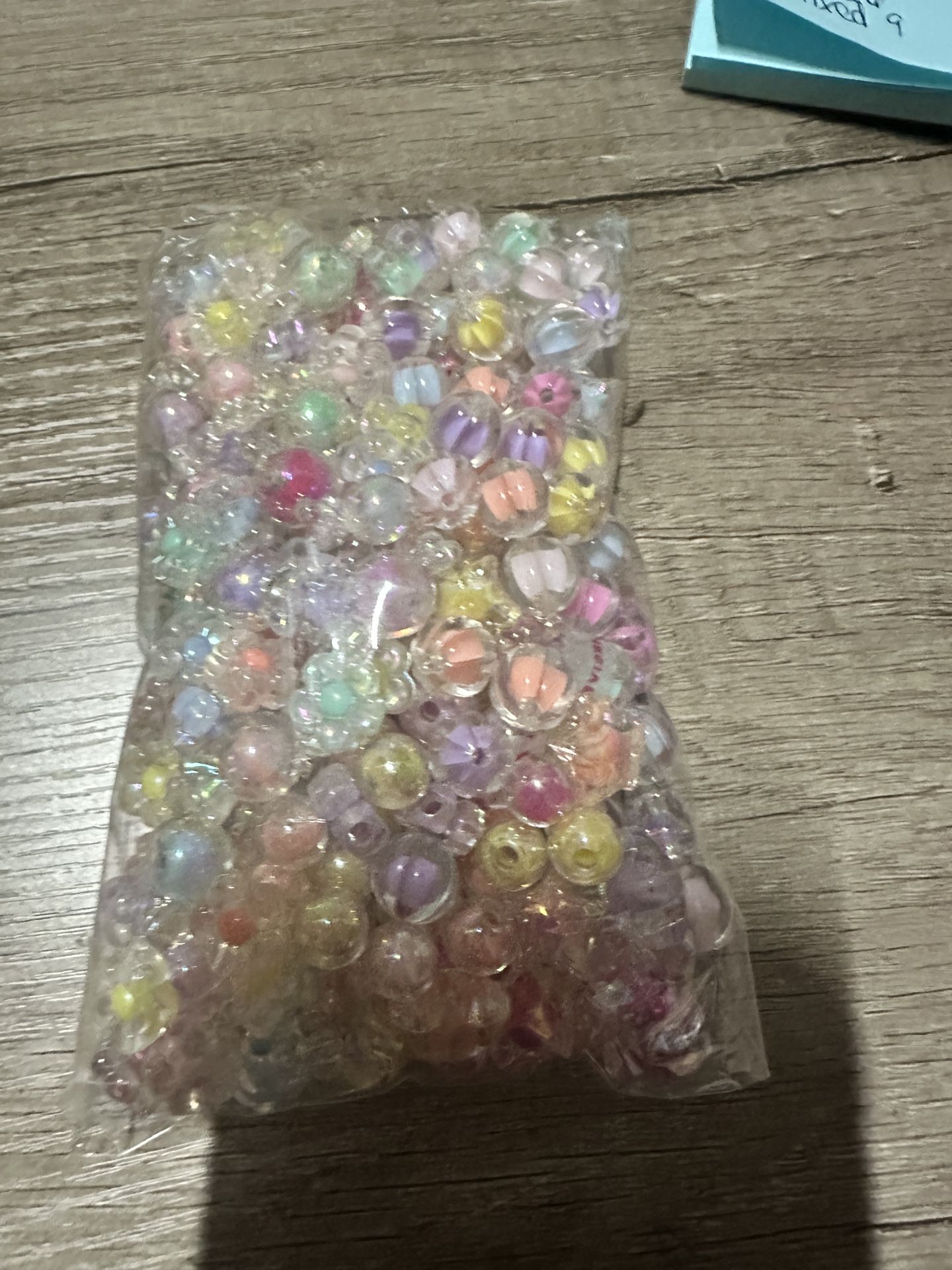 Clear Decorative Plastic Beads
