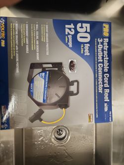 VOLTECH PRO RETRACTABLE CORD REELS 50 FT 