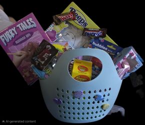 Easter, basket.
