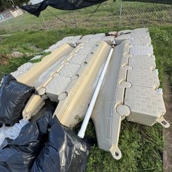CANDOCK DOUBLE JETSKI FLOATING DOCK W/RAMP