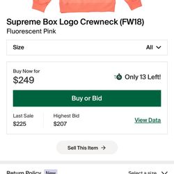 Supreme Box Logo Crew Neck