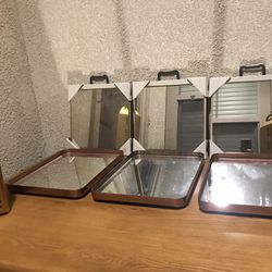 Brand New 2 For $30 Hearth & Hand Decorative Glass Wall and Tray Mirrors - Porter Ranch Area