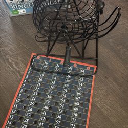 Small Cardinal Bingo Cage Spinner Thingie 