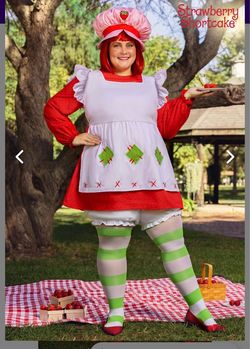PLUS SIZE STRAWBERRY 🍓 SHORTCAKE  COSTUME