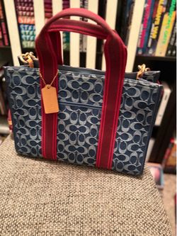 Coach Smith bag denim
