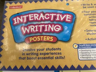 Kindergarten - 4 dry erase posters.