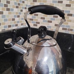 1.8-Liter Whistle Stainless Steel Tea Kettle