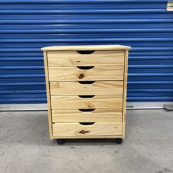 6 Drawer Rolling Storage Chest 
