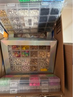 Huge tote of craft supplies