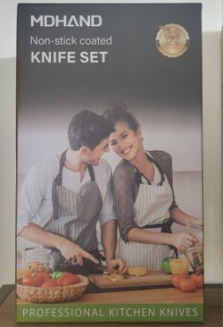 15 Pieces Stainless Steel Professional Chef Knife Set with Wooden Block