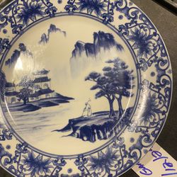 Canton Blue Collectors Plate