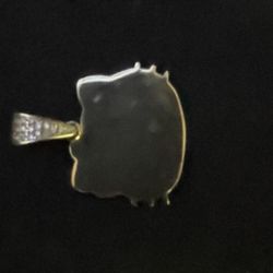 10k gold hello kitty pendent 