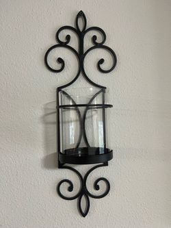 two piece candle decoration
