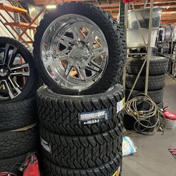 26 Inch 26x12 Forgiato Wheels Rims Tires 37x13.50r26 8 Lug 8x170